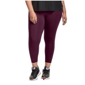 NWT Champion Dark Berry Pocket Compression Leggings